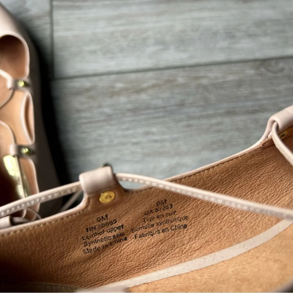 Halogen Ballet Flats Lace Up Ankle Ties Blush  Leather Boho - Picture 10 of 16